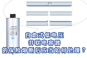 自愈式低電壓并聯(lián)電容器的保險(xiǎn)熔斷后應(yīng)當(dāng)如何處理?