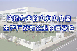 選擇專業的電力電容器生產廠家對企業的重要性