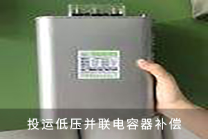 投運低壓并聯(lián)電容器補償