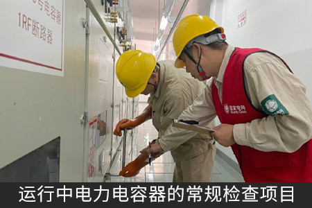 運行中電力電容器的常規檢查項目