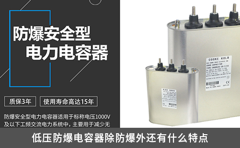 低壓防爆電容器除防爆外還有什么特點