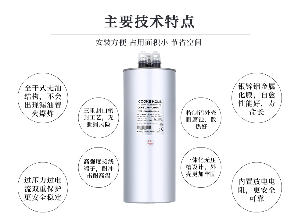 濾波型電力電容器主要技術(shù)特點(diǎn)